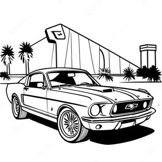 Omalovanka Ford Mustang Classic 121605-56256