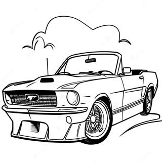 Omalovanka Ford Mustang Kabriolet 121606-56260