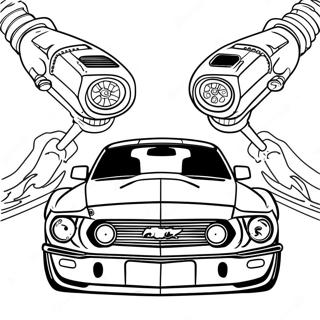 Omalovanka Ford Mustang Zavodni 121607-56262