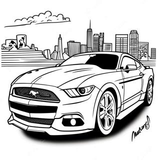 Omalovanka Ford Mustang Gt 121608-56266