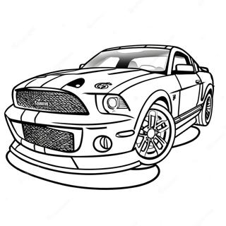 Omalovanka Ford Mustang Shelby 121609-56269