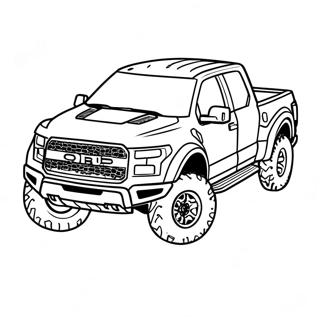 Ford Raptor Omalovánky