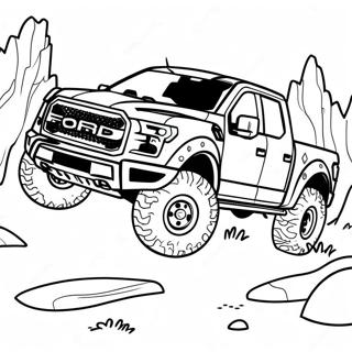 Omalovanka Ford Raptor Na Off Road Dobrodruzstvi 121938-56524