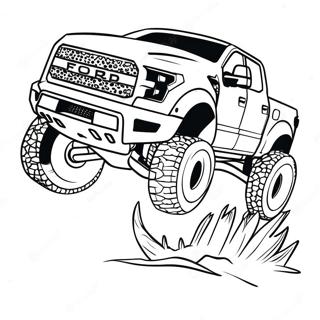 Omalovanka Ford Raptor Monster Truck 121939-56526