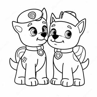 Omalovanka Roztomilych Stenat Paw Patrol Zamilovanych 122041-56602