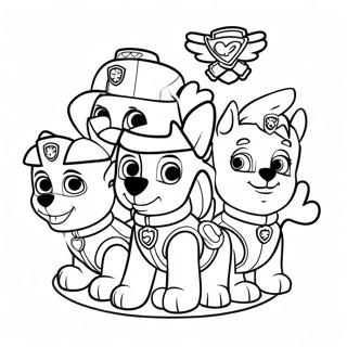 Roztomily Tym Paw Patrol Srdicek Omalovanka 122042-56606