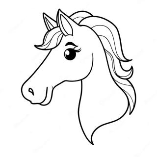 Kreslena Omalovanka Hlavy Kone 122121-56672