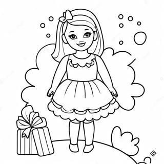 Roztomily Barbie Narozeninovy Outfit Omalovanka 122196-56727