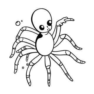 Cool Pavouk Punk V Akci Na Omalovance 122348-56896
