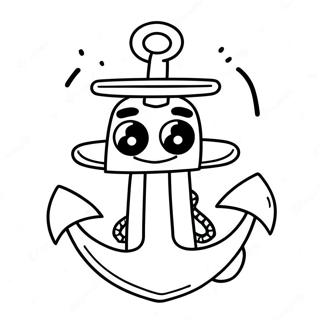 Roztomila Kreslena Kotva Omalovanka 122373-56914