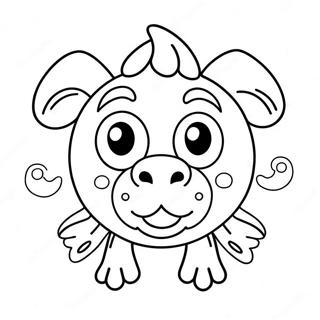 Hloupe Osklive Zvire Omalovanka 122399 56939