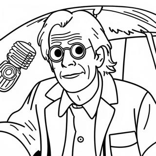 Doc Brown S Casovym Strojem Omalovanka 122684 57157