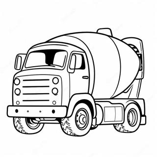 Omalovanka Roztomileho Cementoveho Vozu S Usmevavou Tvari 123252 57606