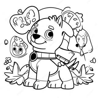 Paw Patrol Díkůvzdání Omalovánka Omalovánky