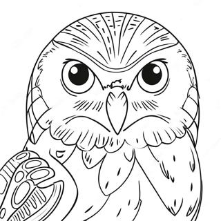 Puvabna Snezna Sova Omalovanka 123432 57748