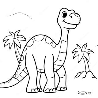 Brontosaurus Omalovánky