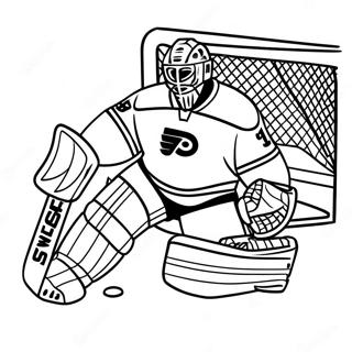 Omalovanka Brankare Nhl Ktery Dela Zakrok 123639-57901