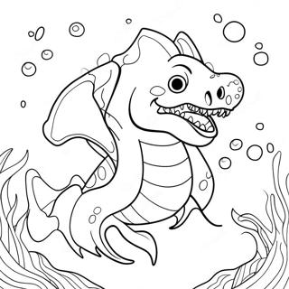 Omalovanka Divoka Morska Bestie 124022-58197