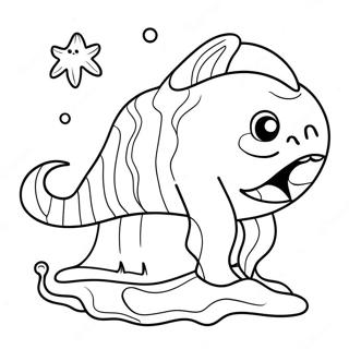 Omalovanka Hrava Morska Bestie 124024 58205