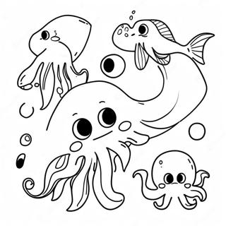 Omalovanka Hrava Morska Bestie 124024 58206