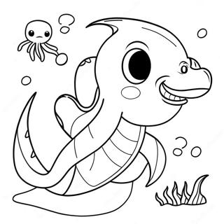 Omalovanka Hrava Morska Bestie 124024 58208