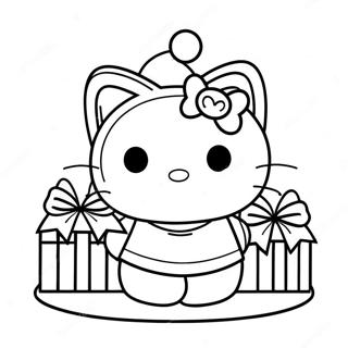 Vesele Vanoce Hello Kitty Omalovanka 124121-58270
