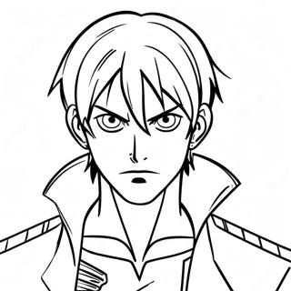 Omalovanka Eren Yeager Pripraveny Na Bitvu 124150 58395