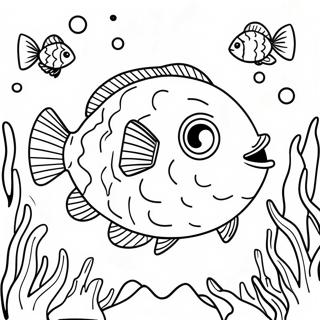 Ryba Puffer V Koralovem Utesu Omalovanka 124203 58438