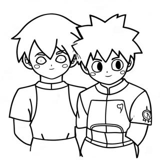 Omalovanka Todorokiho A Deku 124254-58476