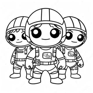 Omalovanka Clenu Tymu Mini Force 124485-58650