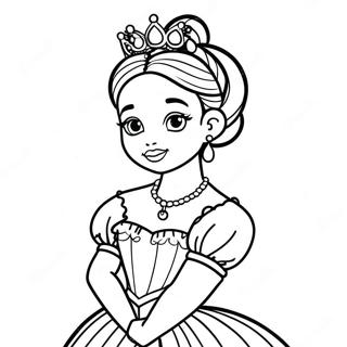 Omalovanka Elegantni Cerne Princezny 125283-59265