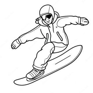 Omalovanka Snowboardingu 125307-59282