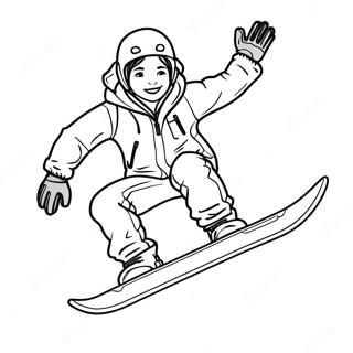 Omalovanka Snowboardingu 125307-59283