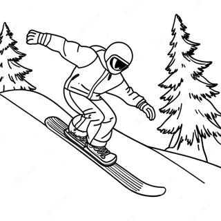 Omalovanka Snowboardingu 125307-59284