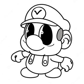 Cappy Mario Odyssey Omalovánky