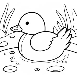 Papírová Kachna Omalovánky