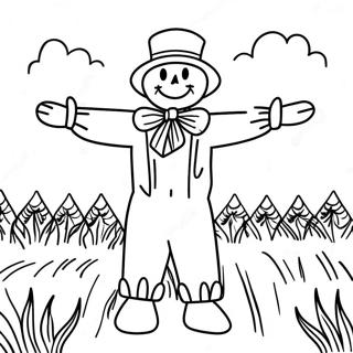 Barevny Strasak Na Poli Omalovanka 125749 59633