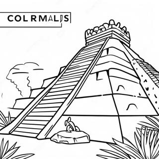 Omalovanka Mayskych Ruin V Guatemale 126291 60054