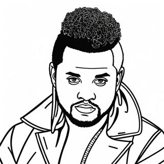 Omalovanka The Weeknd 126468-60183