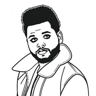 Omalovanka The Weeknd 126468-60184