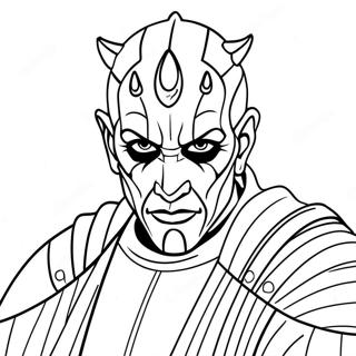 Darth Maul Omalovánky