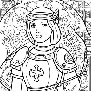 Omalovanka Statecne Divky V Brneni Boziho 126910-60528