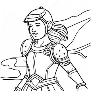 Omalovanka Nebojacne Divky V Brneni Boziho 126911-60531