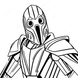 Hrozivy General Grievous Omalovanka 126937-60555