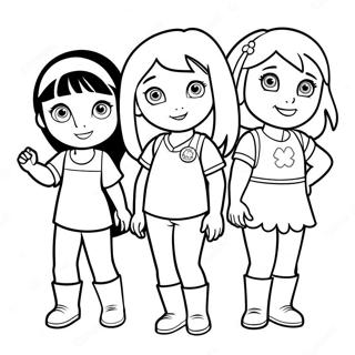 Omalovanka Dory A Pratel 127242-60782