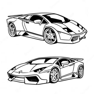 Klasicke Lamborghini Hot Wheels Omalovanka 127324-60860