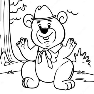 Omalovanka Yogi Bear 127500-61109