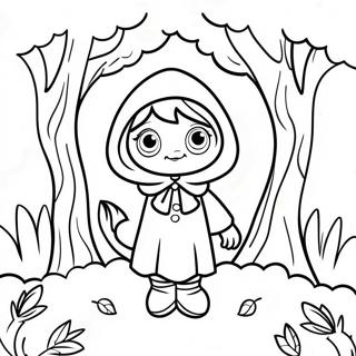 Dobrodruzna Cervena Karkulka Omalovanka 127810-61353