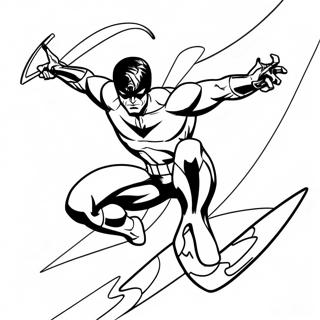 Dynamicka Akcni Poza Nocniho Kridla Omalovanka 127964 61476