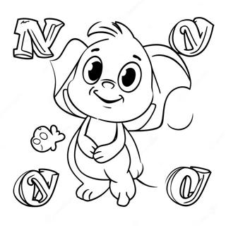 Barevna Omalovanka Disney Abecedy 128044 61544